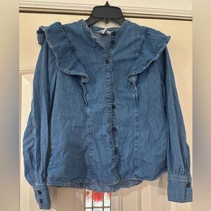 H&M Denim Button Up
